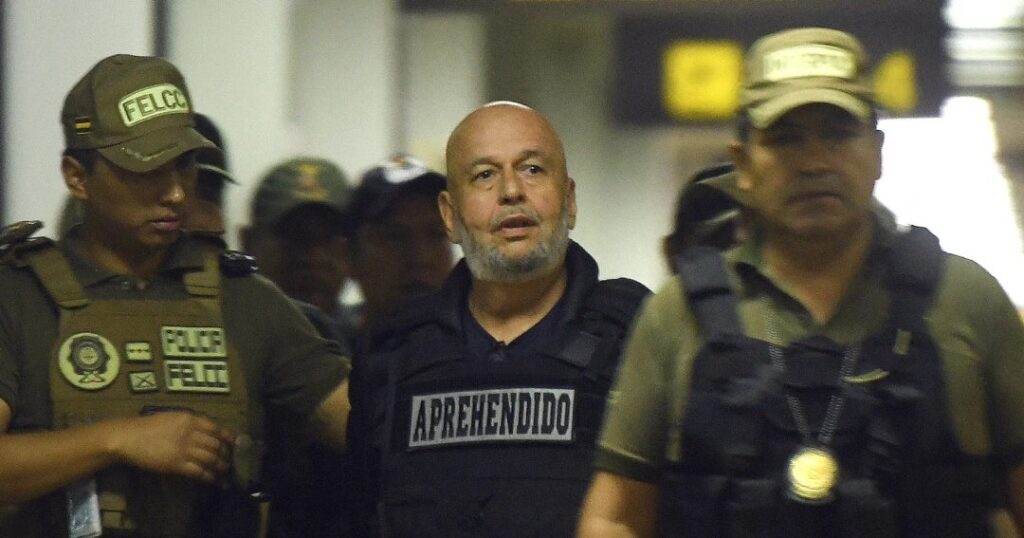 Former Bolivian Minister Arturo Murillo sent to prison after being deported from the USA.