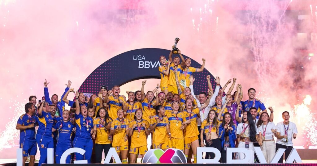 Tigres is crowned champion of the Apertura 2025 of the Liga MX Femenil