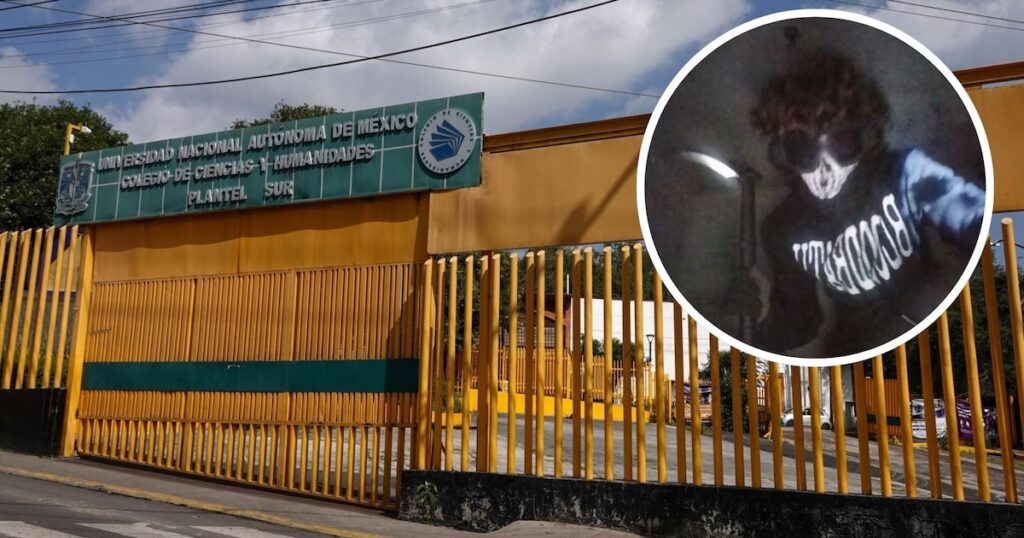 CCH Sur of the UNAM places tourniquets after almost two months of the murder of a student