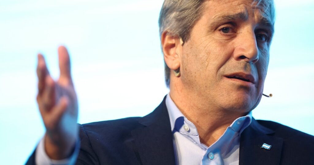 Caputo admitted to investors possible modifications to the exchange band regime