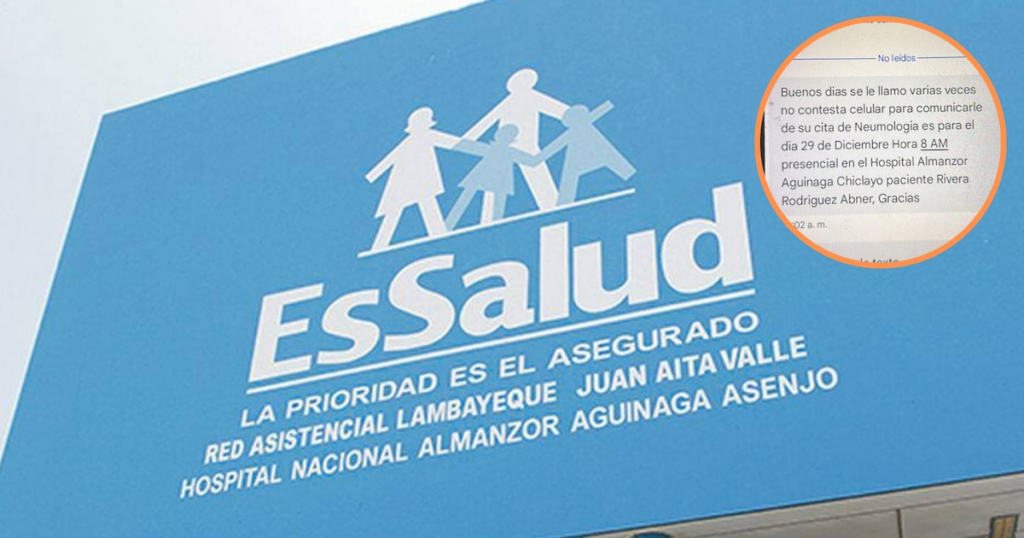 “My father died waiting for an appointment”: complaint reveals that Chiclayo hospital summoned a deceased patient and revives debate about EsSalud