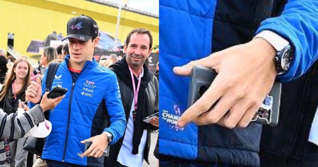 The detail on Franco Colapinto's cell phone that went viral at the Formula 1 Las Vegas GP