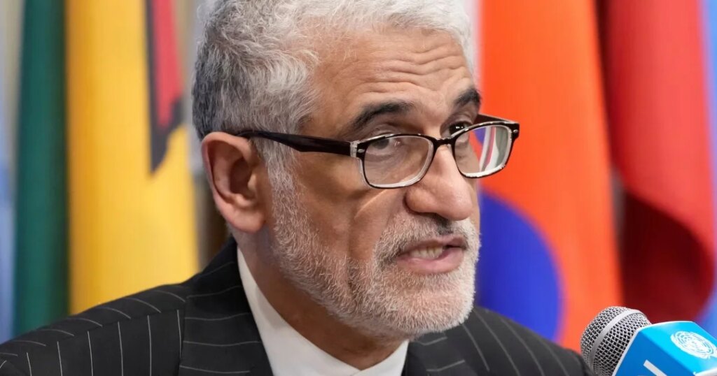 Iran's UN ambassador says country has no plans to close Strait of Hormuz