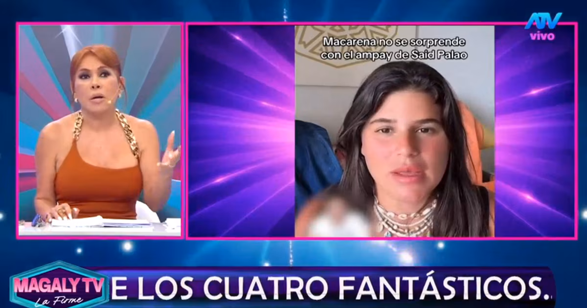 Macarena Vélez surprises when Said Palao talks about ampay from Argentina: “Nothing has changed”