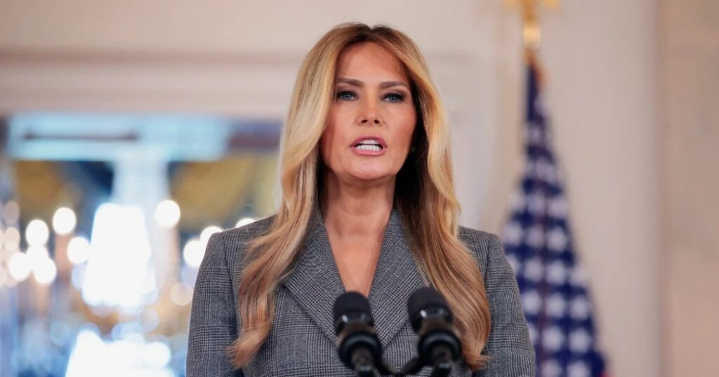 First lady Melania Trump says she never had any relationship with Epstein