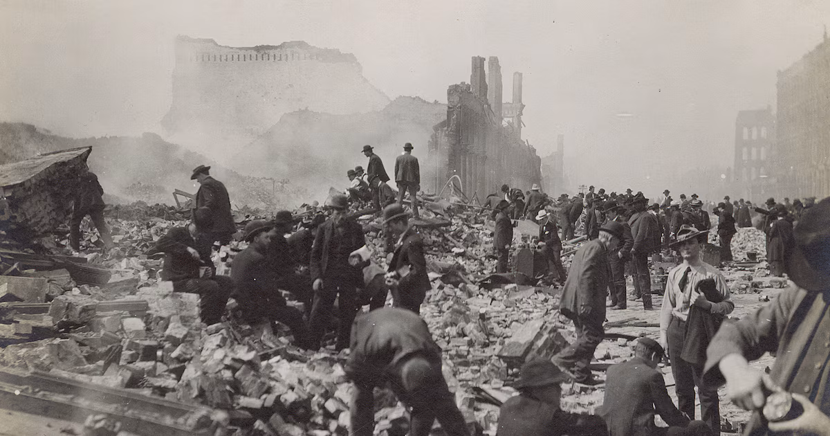 The earthquake that left San Francisco in ruins in 48 seconds: birds in flight, 2,000 dead and a famous tenor in pajamas
