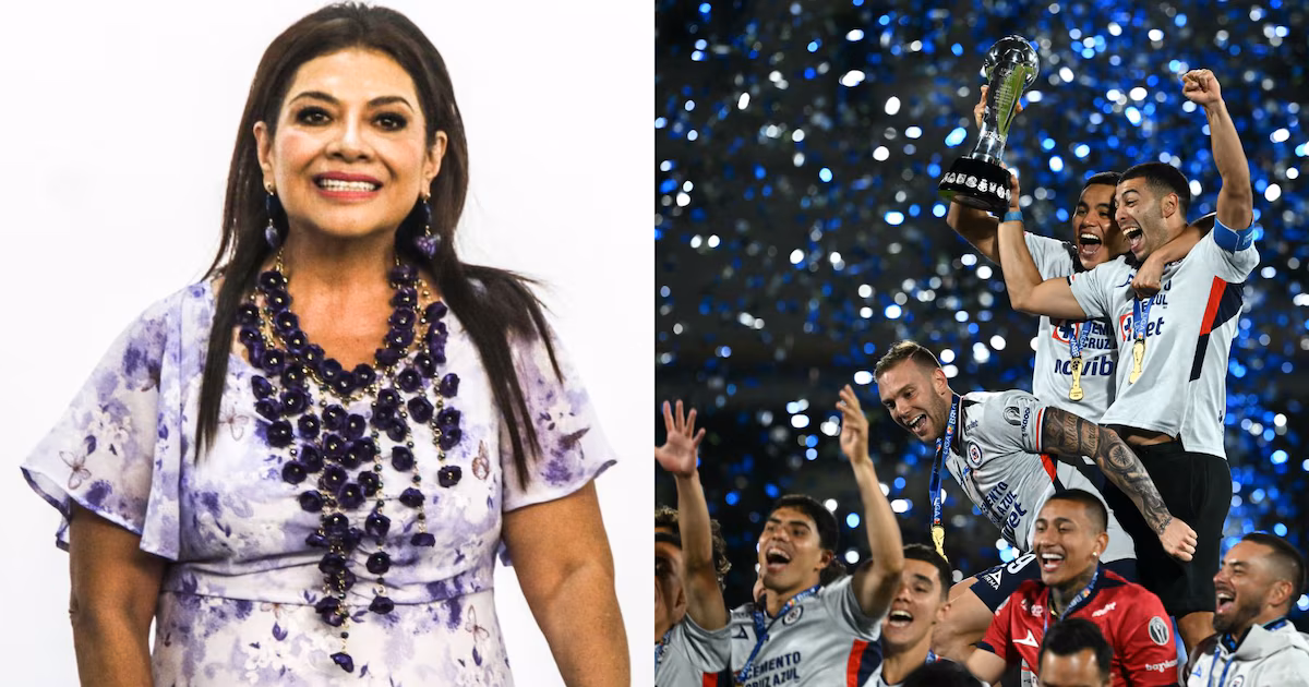 Cruz Azul champion: Clara Brugada celebrates the celestial title after the final against Pumas