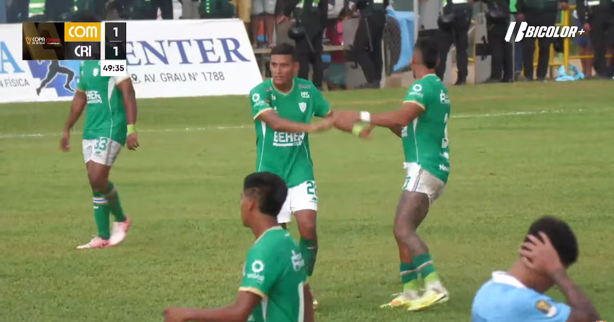 Comerciantes FC goal after Sporting Cristal's neglect in a duel for the 2026 League Cup