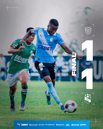 Sporting Cristal equalized one in their debut in the 2026 League Cup. Credit: X Sporting Cristal.