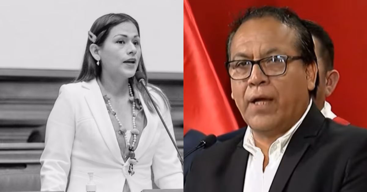 Silvana Robles is suspended for allegedly failing to comply with a voting agreement: Roberto Sánchez warns that she could be expelled from Juntos por el Perú